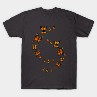 Monarch Butterfly T-Shirt - Monarch Butterfly migration by Kitty_haz_Claws